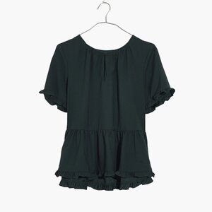 Madewell | Stanza Ruffle-Hem Top